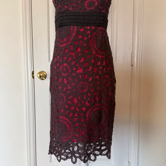 “FLOREAT” Anthropologie Battenburg Crochet Overlay Dress - Picture 5 of 12